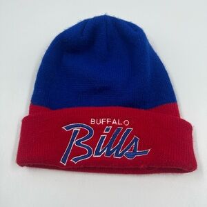 Vintage 90s NFL Buffalo Bills Sports Specialties Script Embroidered Beanie Hat